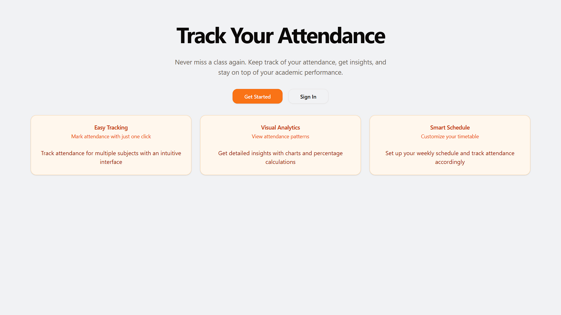 Attendance Predictor